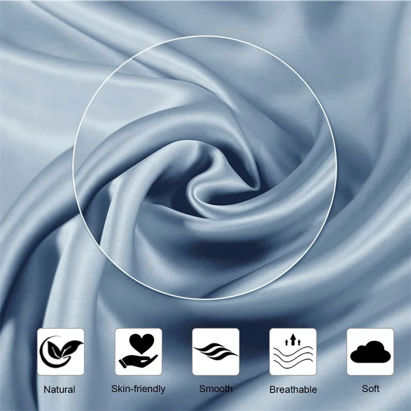 Natural Mulberry Silk Pillowcase Bedding Home Decoration Luxury Double Sides Pure Silk Pillow Case 23 Momme 100% Silk 2pcs Cover