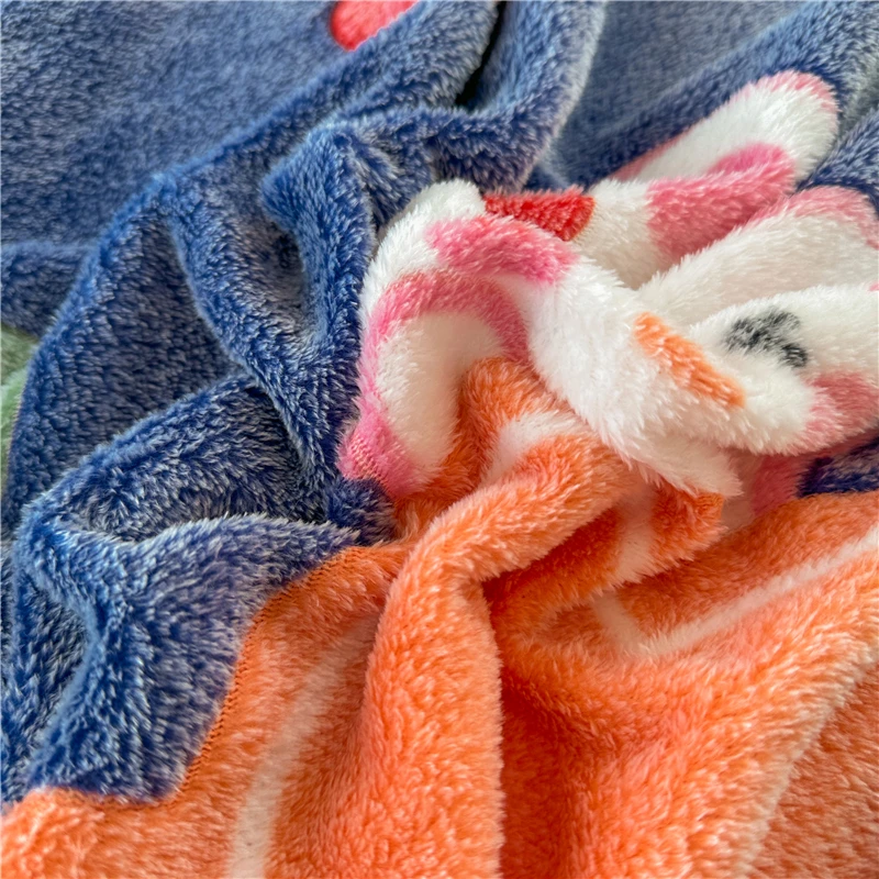 WOSTAR Winter thermal velvet fleece fitted sheet elastic mattress protector cover double bed couple fluffy flannel bed linen 150