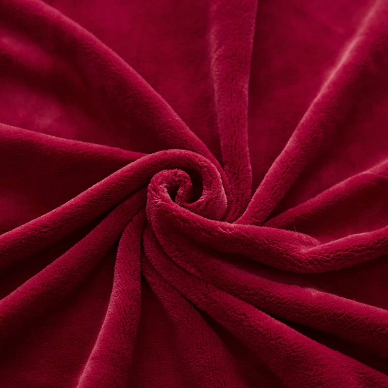 WASART Winter warm coral fleece fitted sheet elastic mattress cover couple thick bed linens luxury double bed king size 150x200