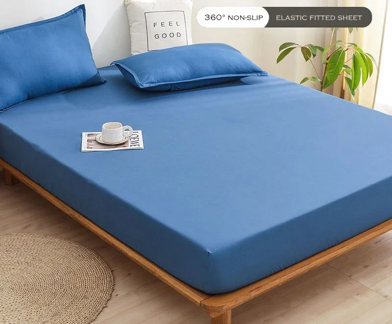 WASART Luxury double bed bed sheet elastic fitted sheet mattress protector cover couple 2 people bed linen 150 bedding king size